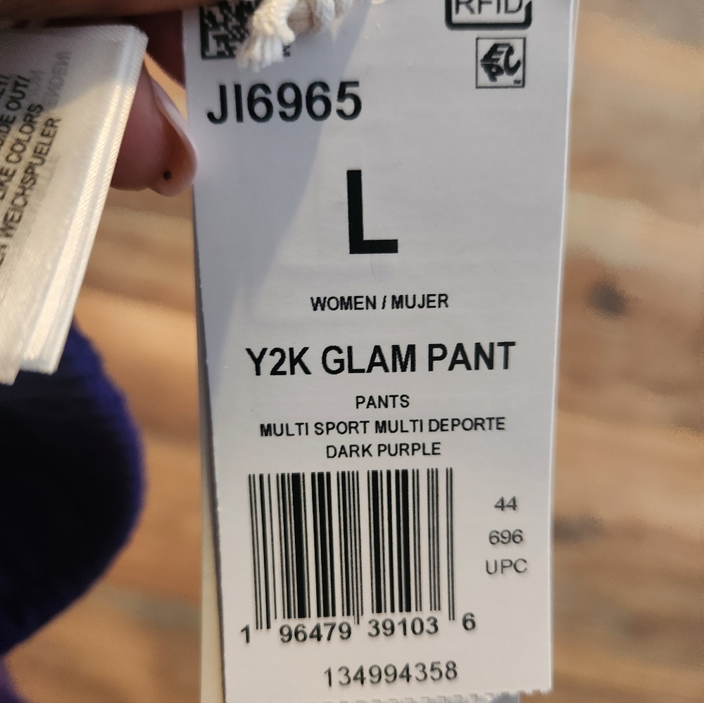 NWT Adidas Y2K Velour Glam Tracksuit Size Large - Picture 7 of 10